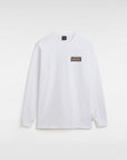 Vans Mens Off the Wall II Logo Long Sleeve T-Shirt - White - ManGo Surfing