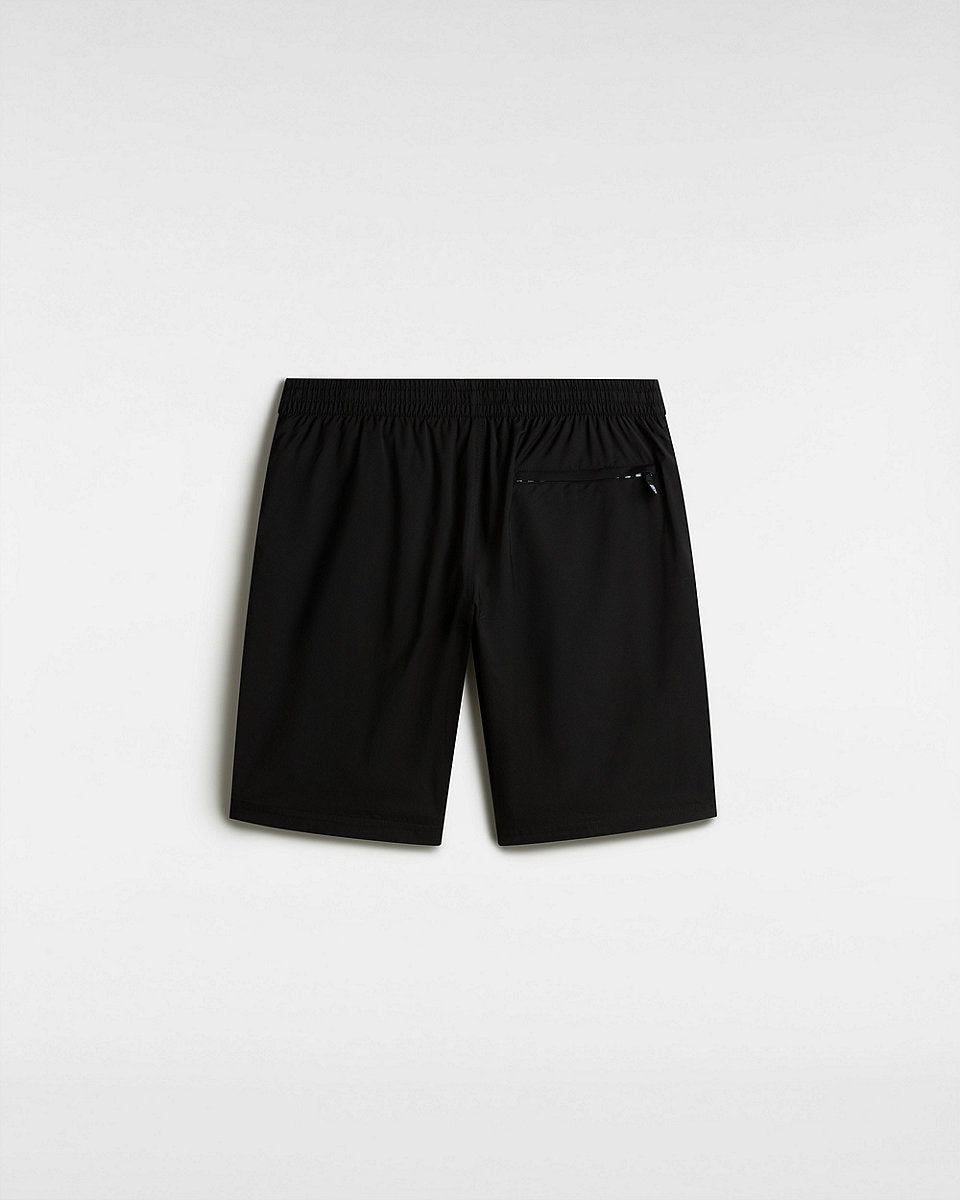 Vans Mens Primary Solid 17&quot; Elastic Boardshorts - Black