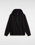 Vans Mens Essential Relaxed Full Zip Hoodie - Black