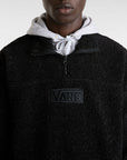 Vans Mens Vans Boxed Sherpa Quarter Zip Sweatshirt - Black