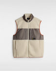 Vans Mens Trevor Sherpa Full Zip Vest Jacket - Oatmeal