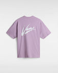 Vans Mens Brush Script Loose Fit T-Shirt - Lavender Mist