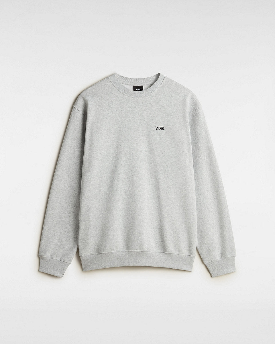 Vans Mens Left Chest Embroidered Logo Sweatshirt - Light Grey Heather