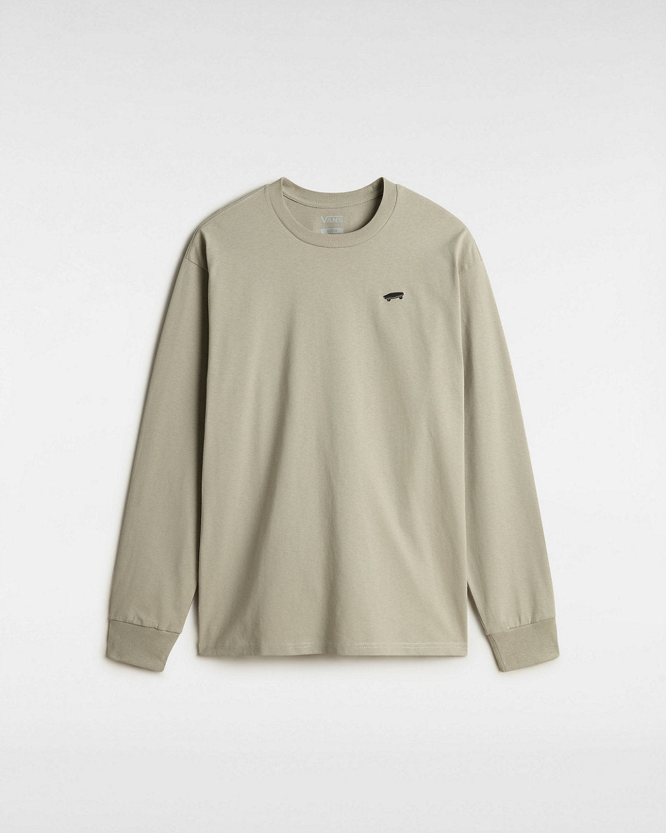 Vans Mens Salton Long Sleeve T-Shirt - London Fog Grey