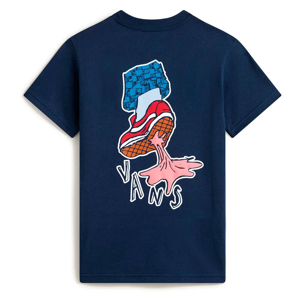 Vans Kids Gum Sole Short Sleeve T-Shirt (2-7 Years) - Dress Blues
