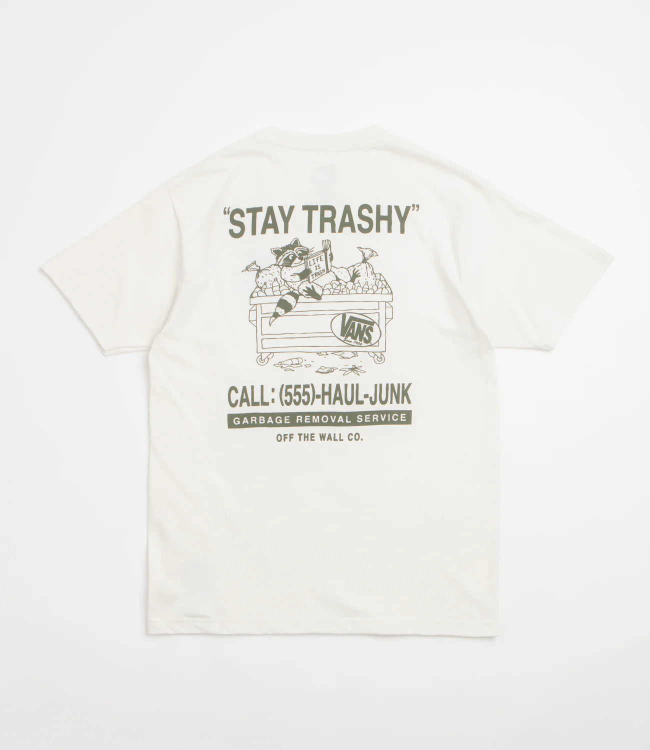 Vans Mens Trashy Short Sleeve T-Shirt - Marshmallow