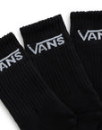 Vans Womens Classic Crew Socks (4-7.5) 3 Pairs - Black