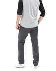 Authentic Chino Slim Trousers - Mens Trousers - Asphalt Grey - ManGo Surfing