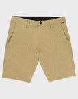 Volcom Mens Frickin Cross Shred Static 20" Hybrid Shorts - Dark Khaki - ManGo Surfing