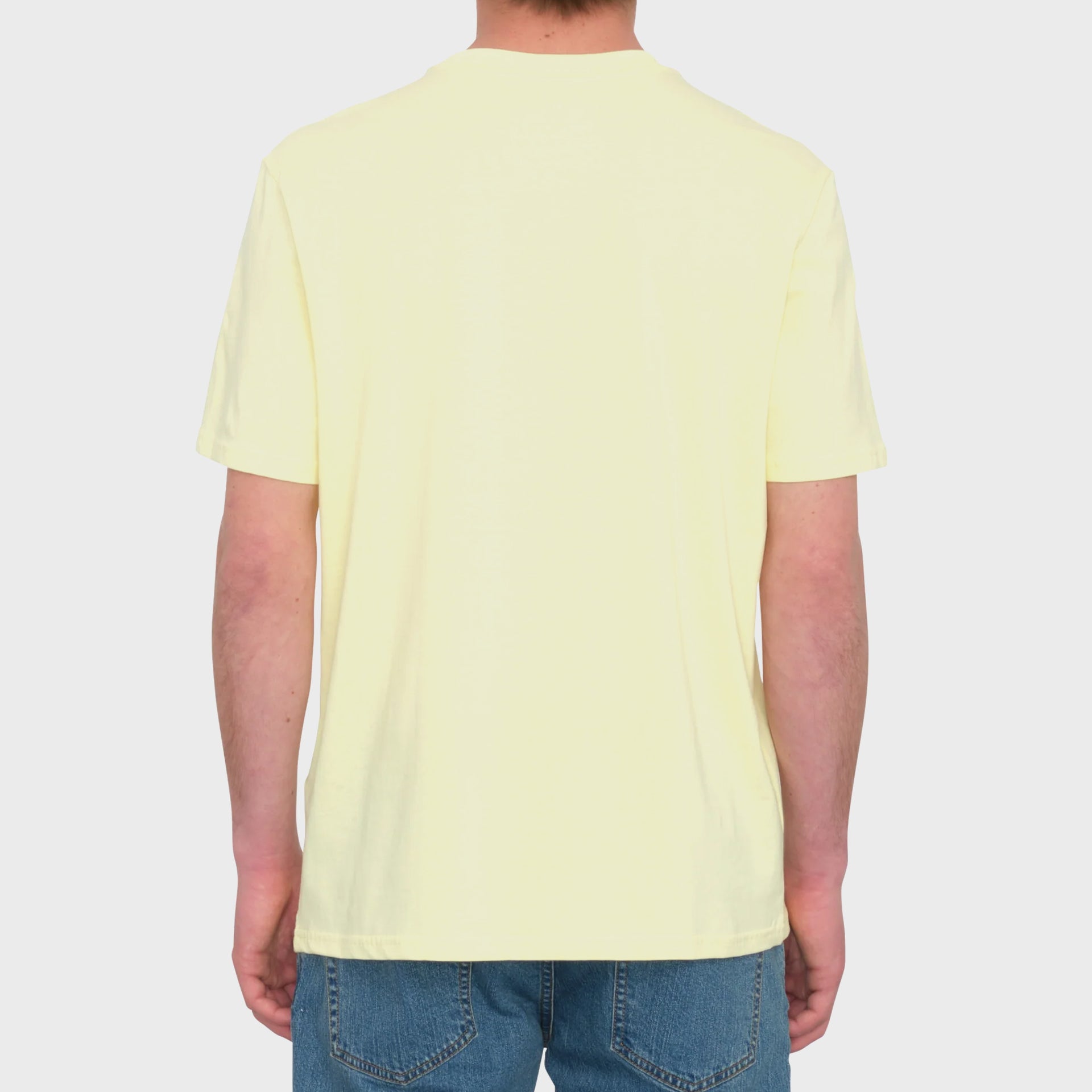 Volcom Mens Stone Blanks T-Shirt - Aurora Yellow - ManGo Surfing