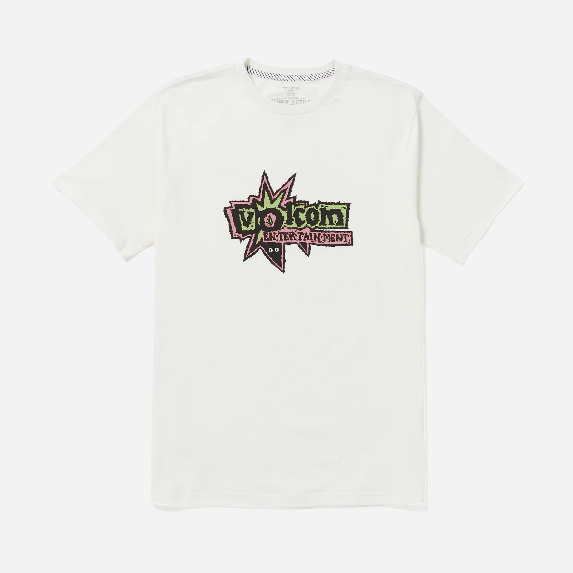 Volcom V Entertainment Fat Tony Mens T-Shirt - Off White - ManGo Surfing