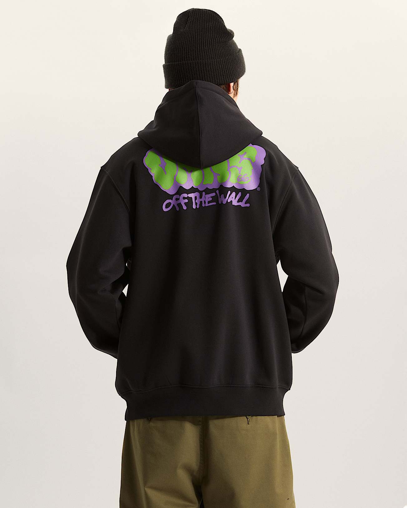 Vans Mens Graff Loose Pullover Hoodie - Black