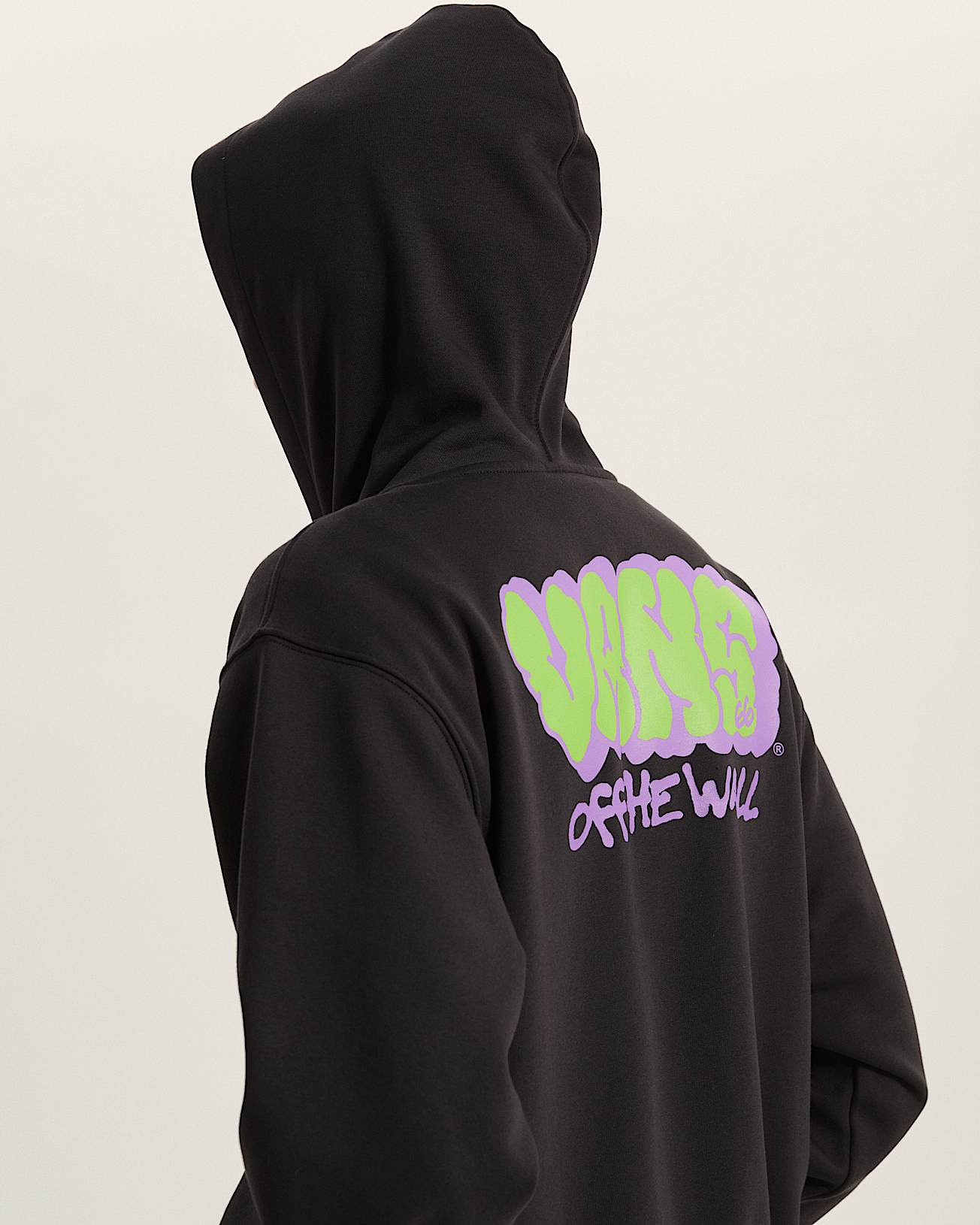 Vans Mens Graff Loose Pullover Hoodie - Black
