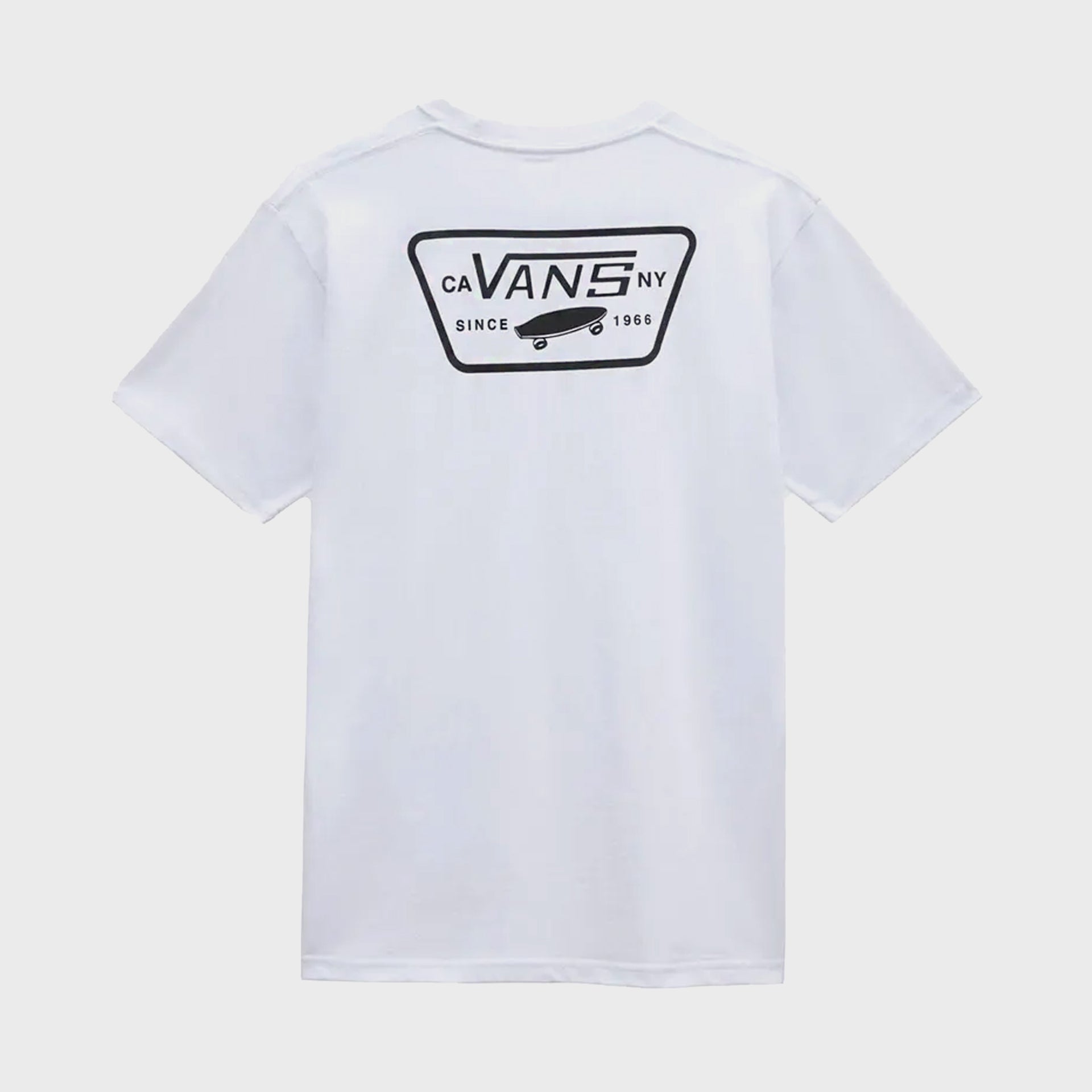 Vans Full Patch Back Mens T-Shirt - White/Black