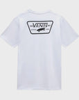 Vans Full Patch Back Mens T-Shirt - White/Black