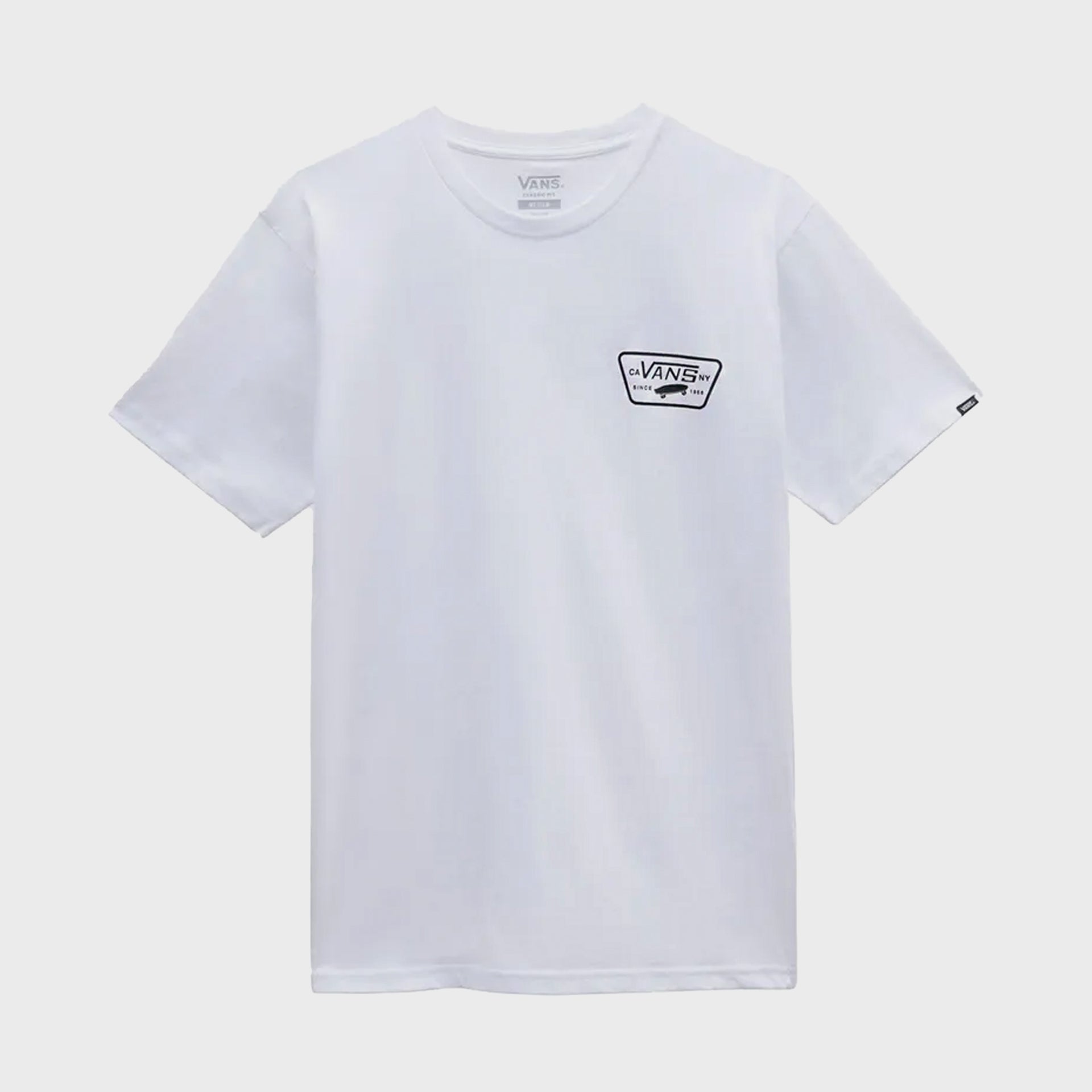 Vans Full Patch Back Mens T-Shirt - White/Black