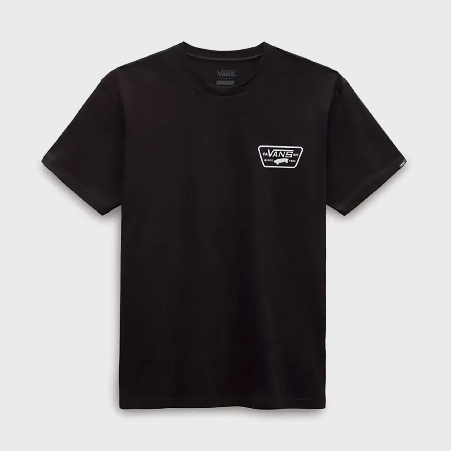 Vans Mens Full Patch Back T-Shirt - Black/White