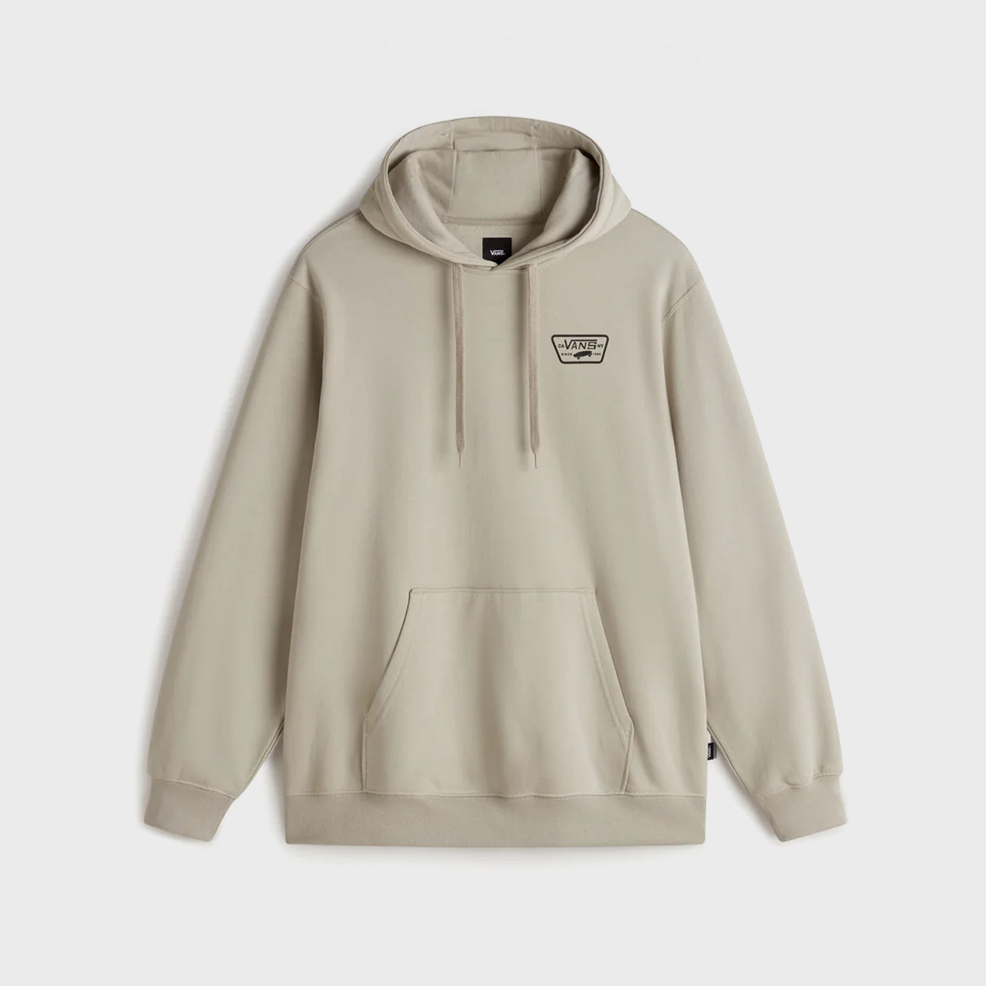 Vans Mens Full Patch Pullover Hoodie - London Fog Grey