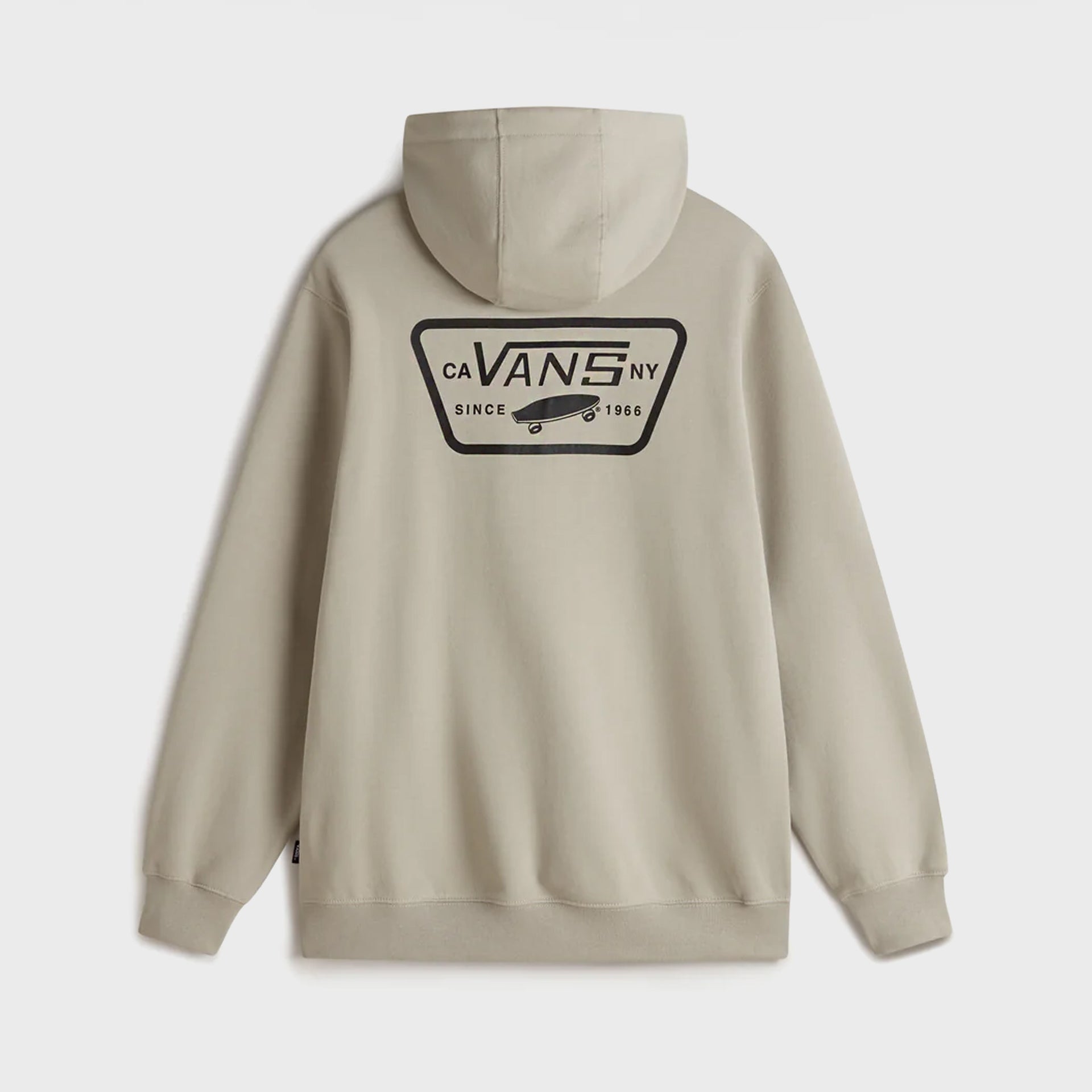 Vans Mens Full Patch Pullover Hoodie - London Fog Grey