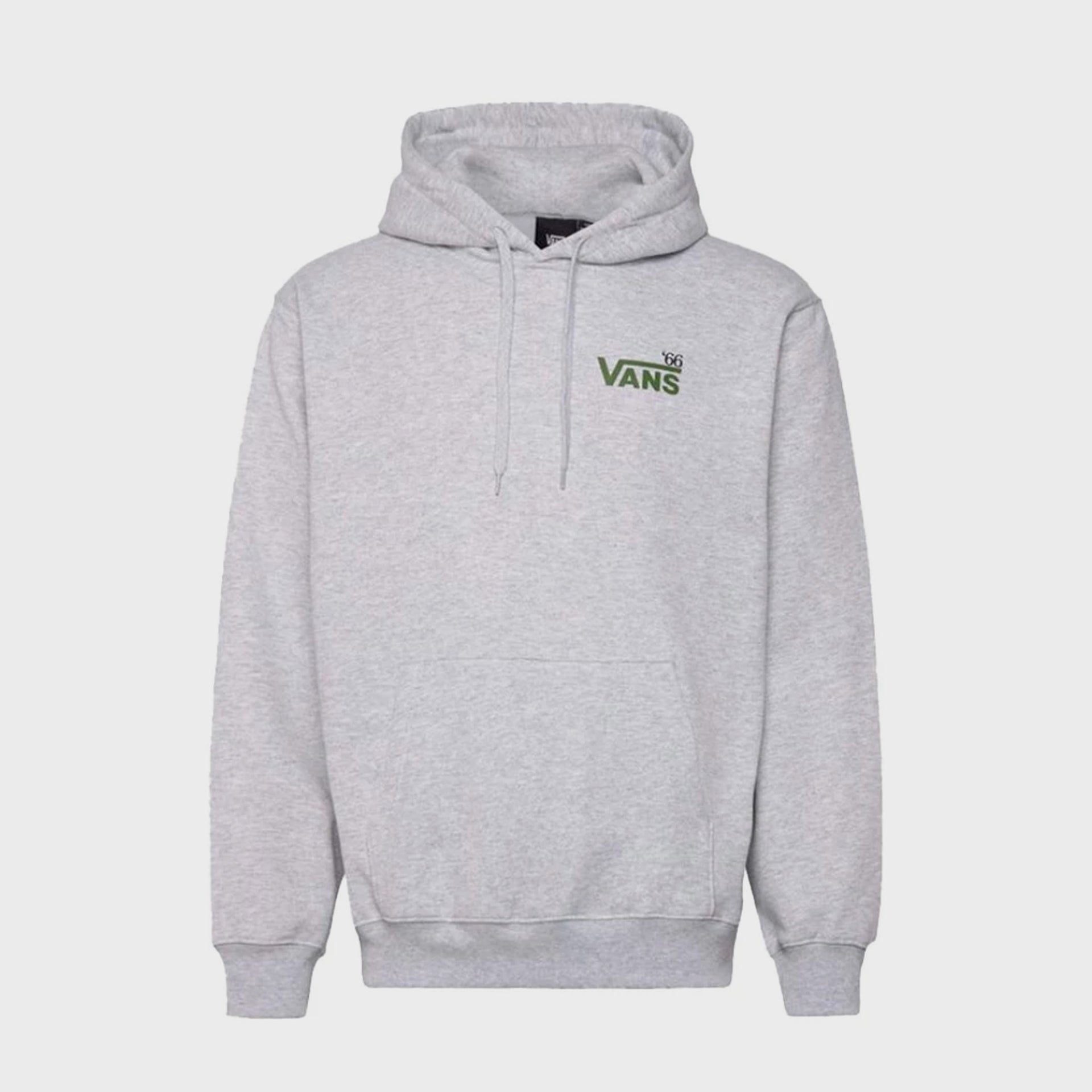 Vans Mens Posted Loose Pullover Hoodie - Light Grey Heather - ManGo Surfing