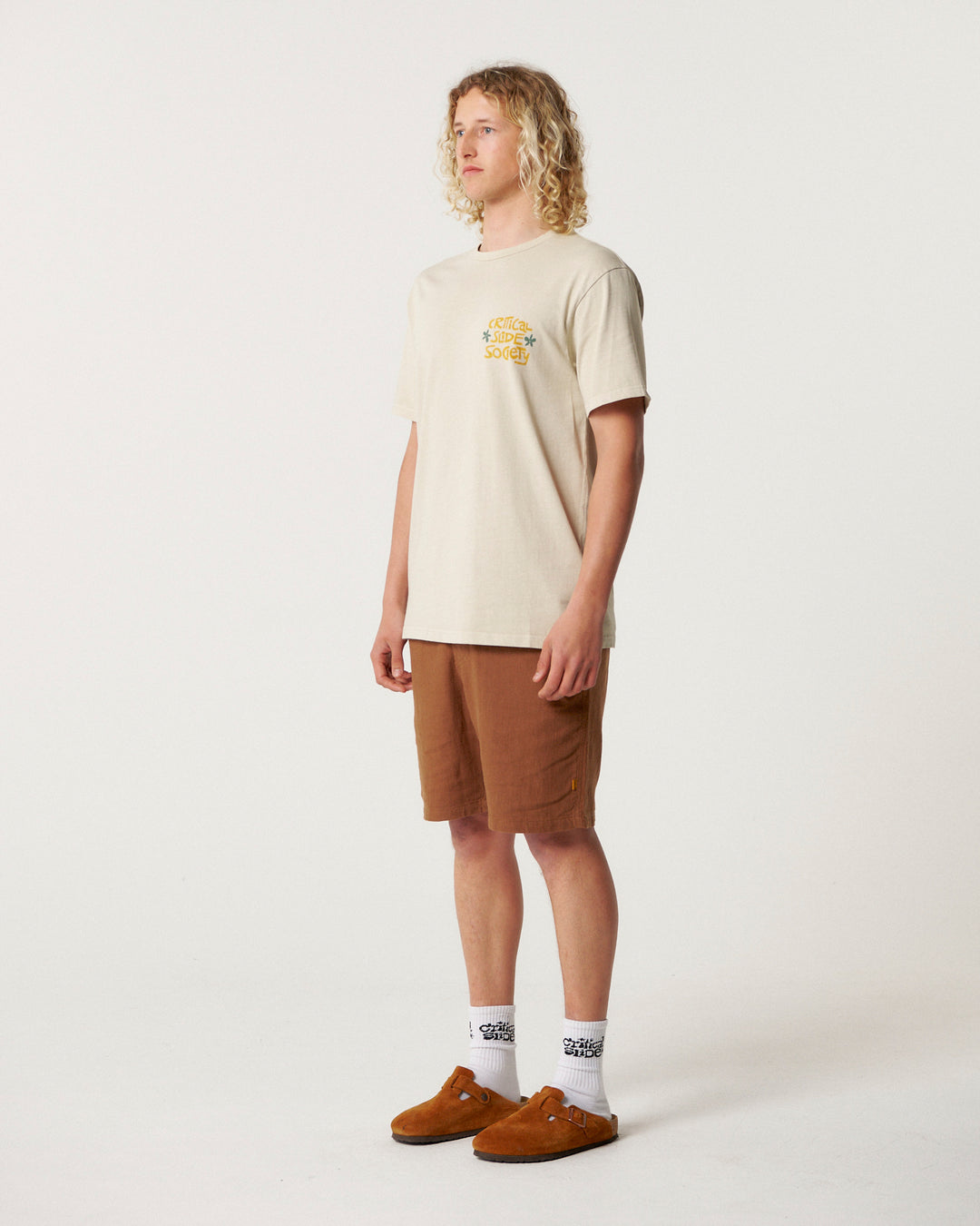 The Critical Slide Society Mens Very Nice T-Shirt - Ecru