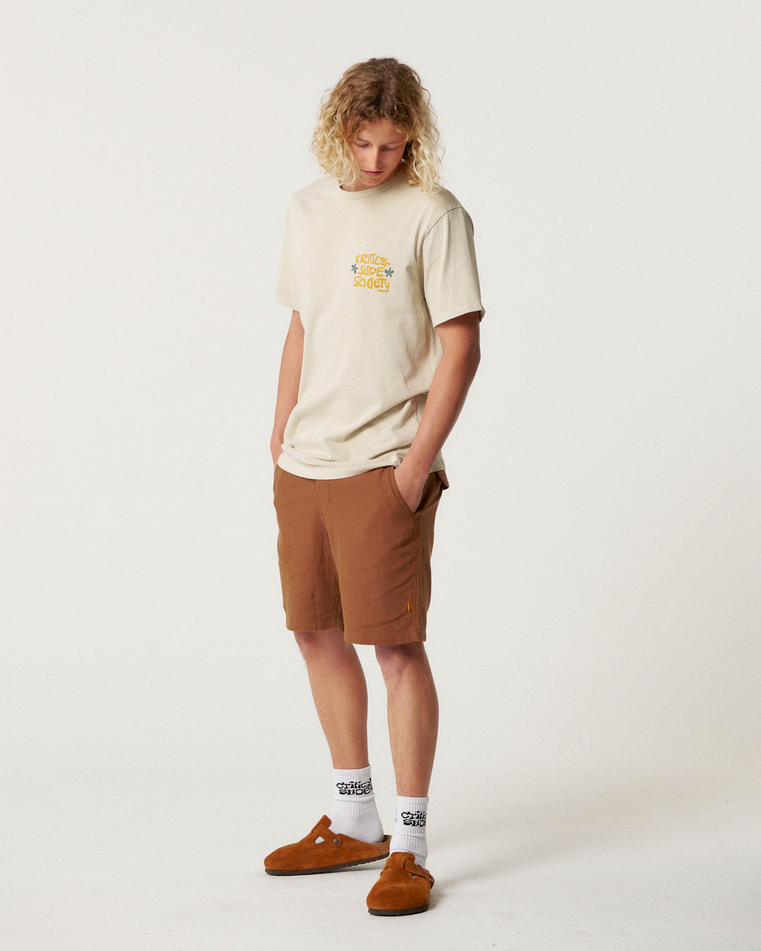 The Critical Slide Society Mens Very Nice T-Shirt - Ecru