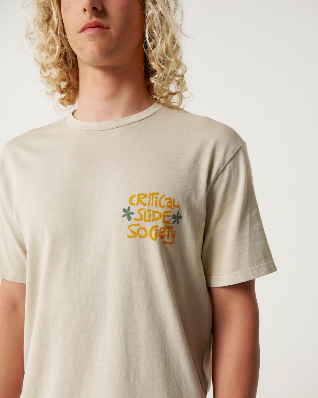 The Critical Slide Society Mens Very Nice T-Shirt - Ecru