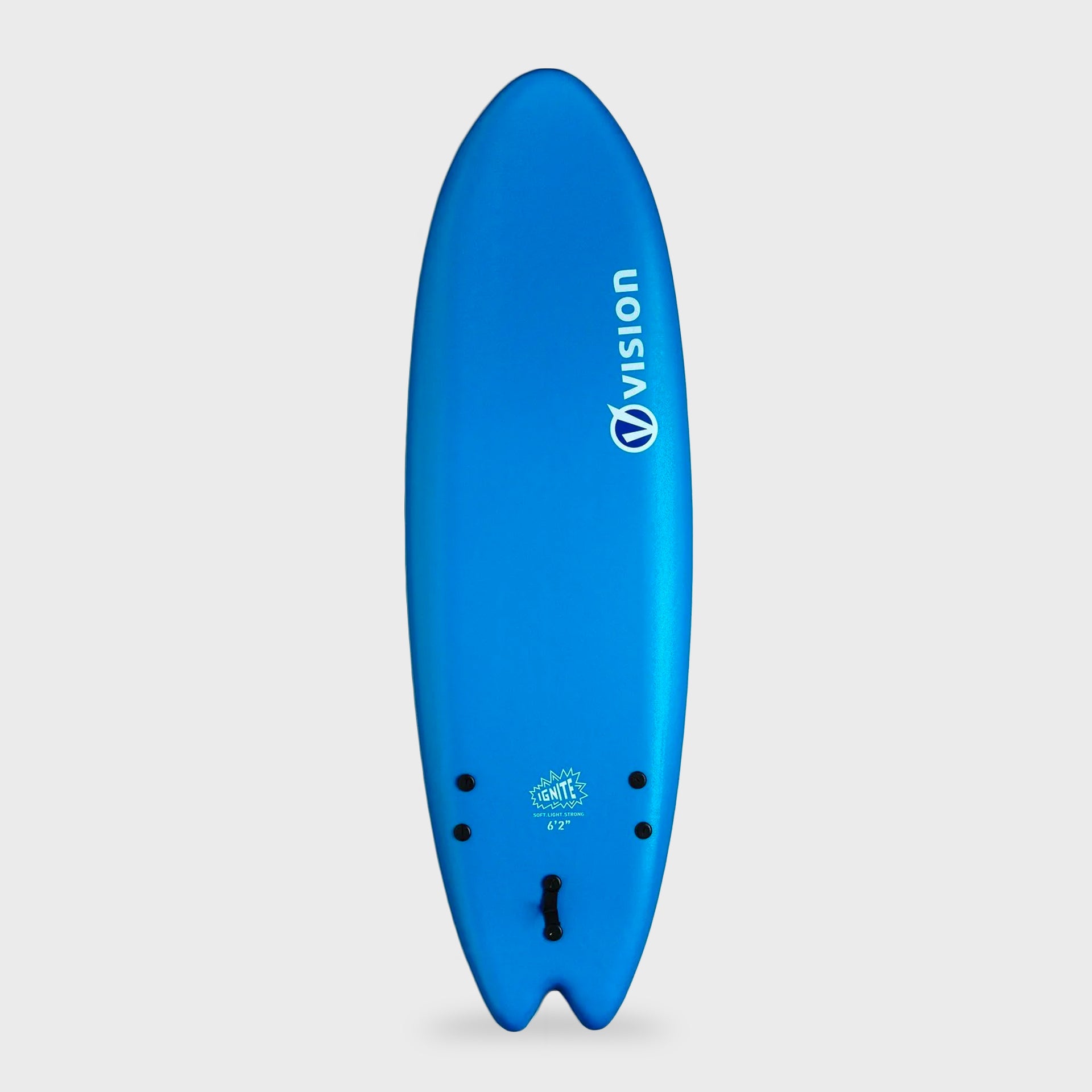 Vision XPS Ignite Softboard Foamie - Fish  - Blue/Navy - 5'7 or 6'2 - ManGo Surfing