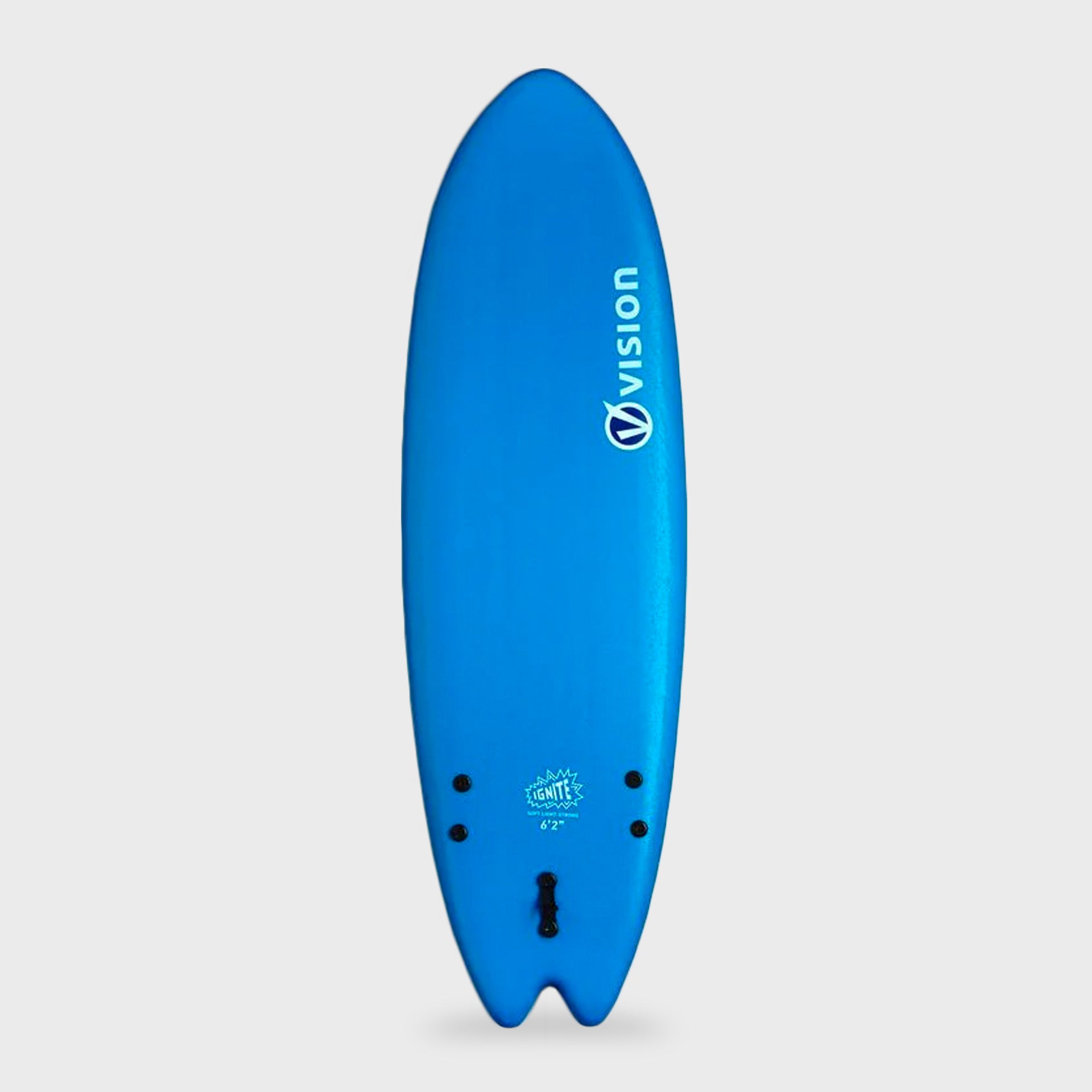 Vision XPS Ignite Softboard Foamie - Fish  - Blue/Psychedelic - 5'7 or 6'2 - ManGo Surfing