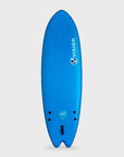 Vision XPS Ignite Softboard Foamie - Fish  - Blue/Psychedelic - 5'7 or 6'2 - ManGo Surfing