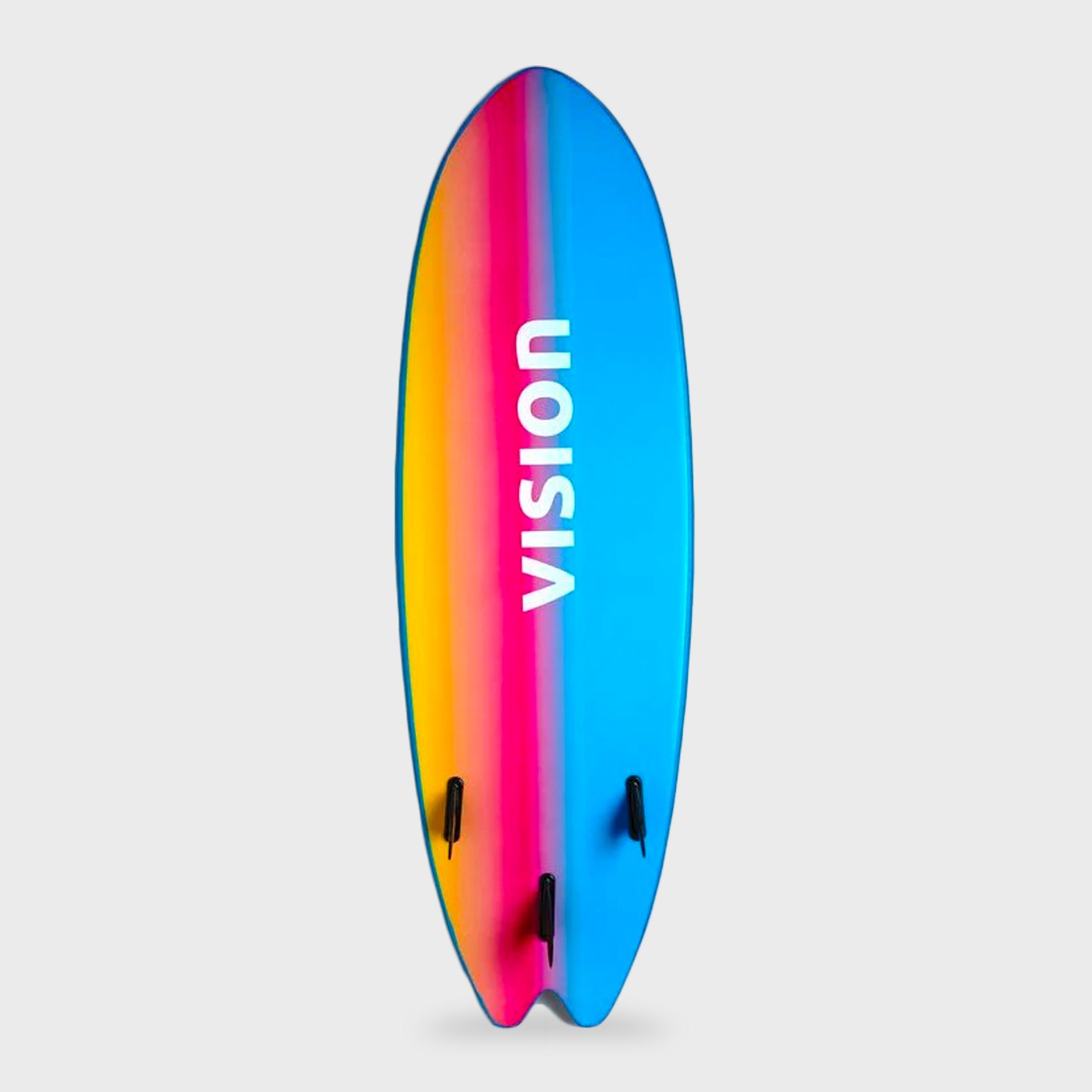 Vision XPS Ignite Softboard Foamie - Fish  - Blue/Psychedelic - 5'7 or 6'2 - ManGo Surfing