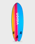 Vision XPS Ignite Softboard Foamie - Fish  - Blue/Psychedelic - 5'7 or 6'2 - ManGo Surfing