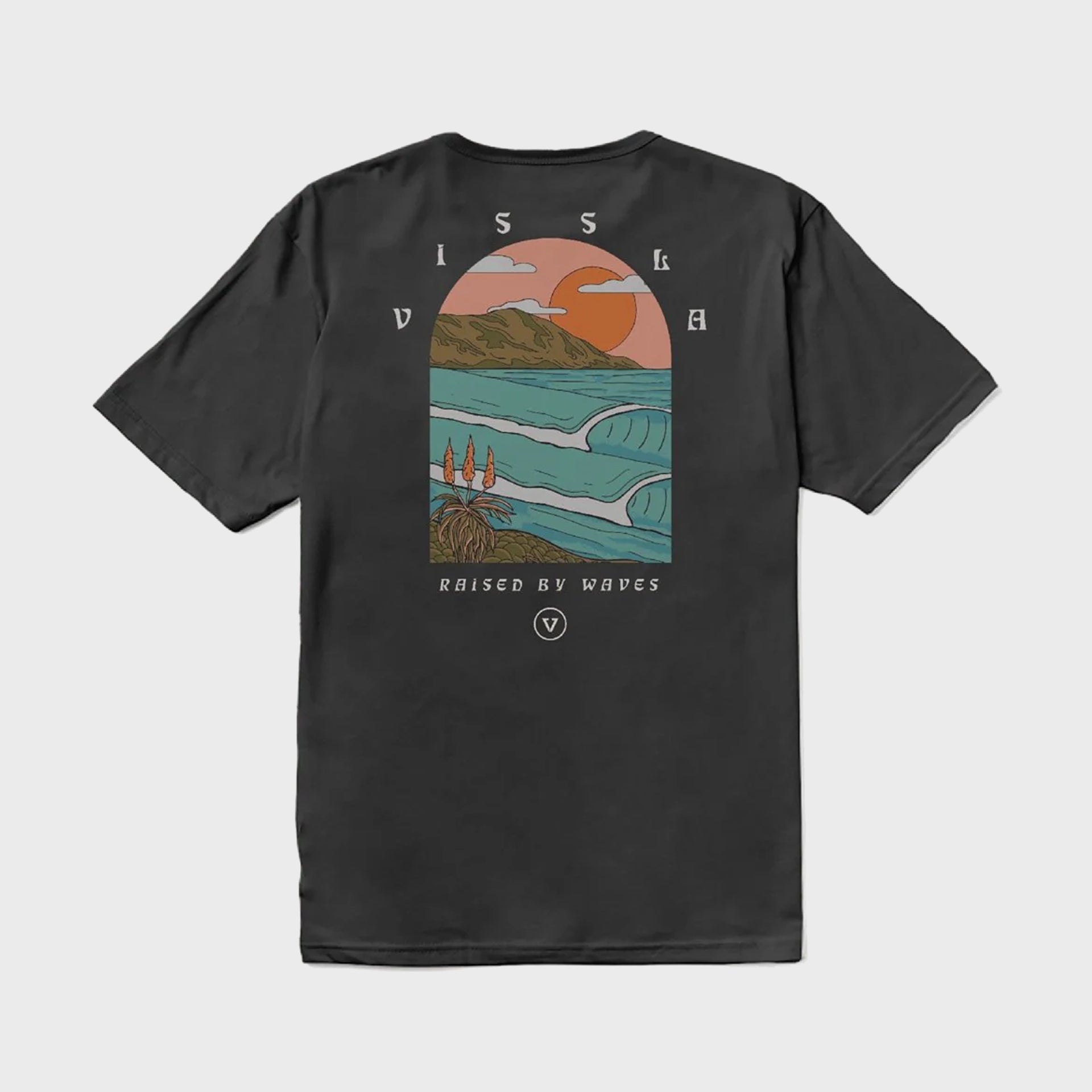 Vissla Coastliner Organic T-Shirt - Phantom - ManGo Surfing