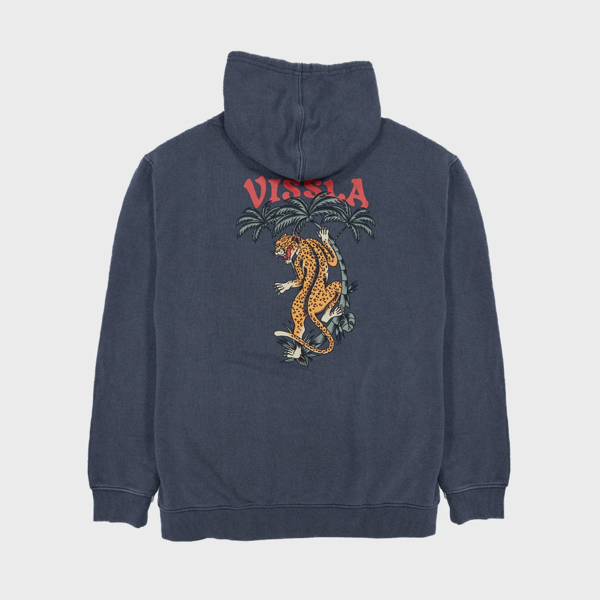 Vissla Mens Big Cat Hoodie Fleece - Phantom - ManGo Surfing
