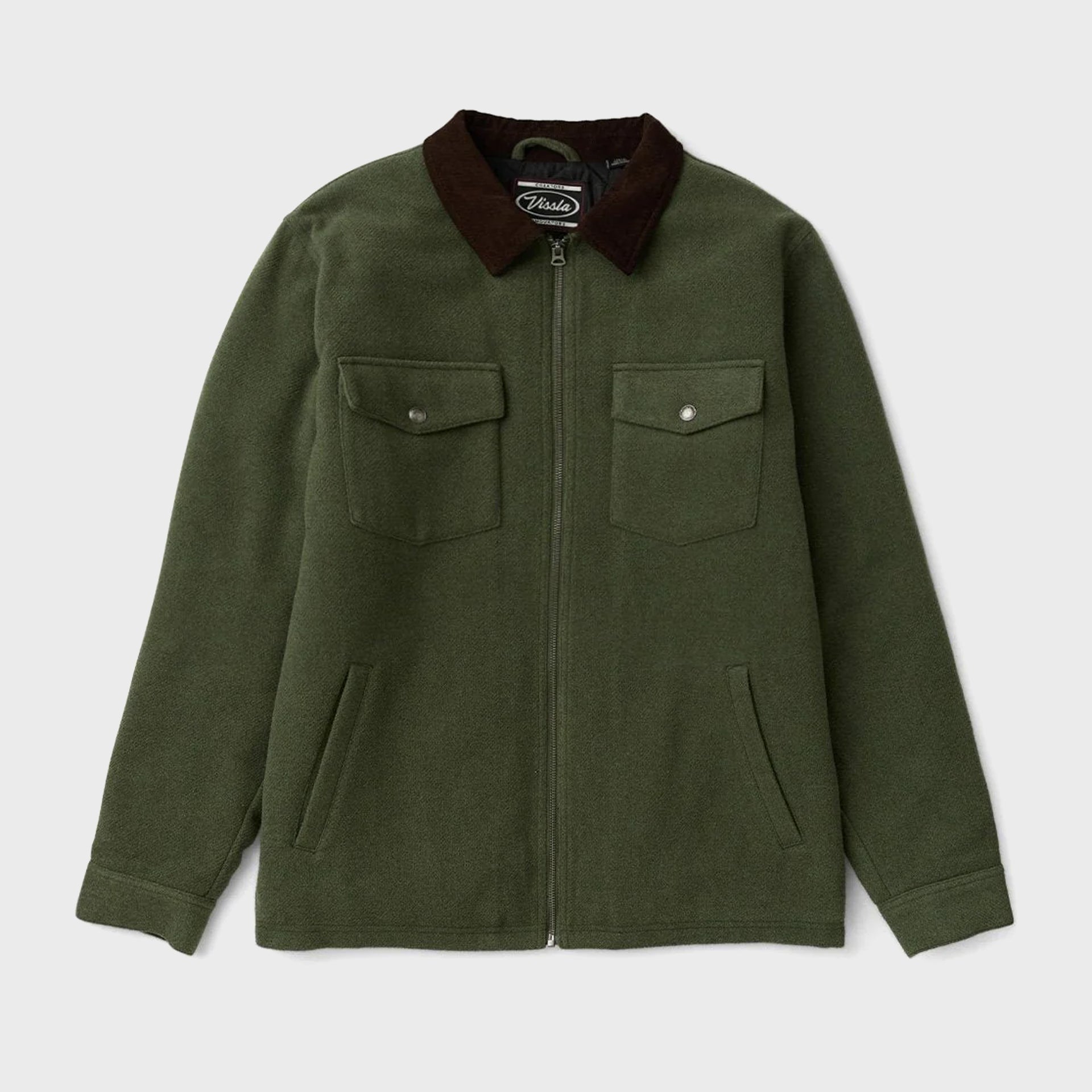Vissla Mens Buffalo Jacket - Vintage Green