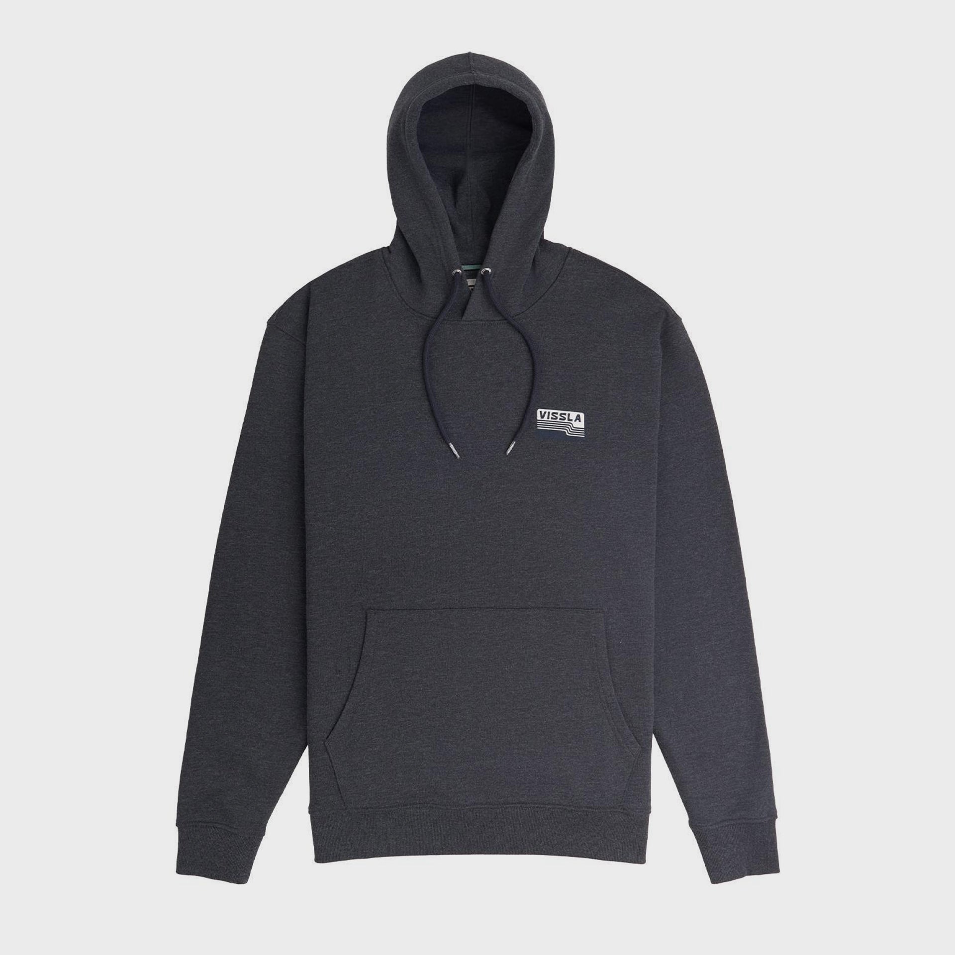 Vissla Mens Coastal Pullover Hoodie Fleece - Grey Heather