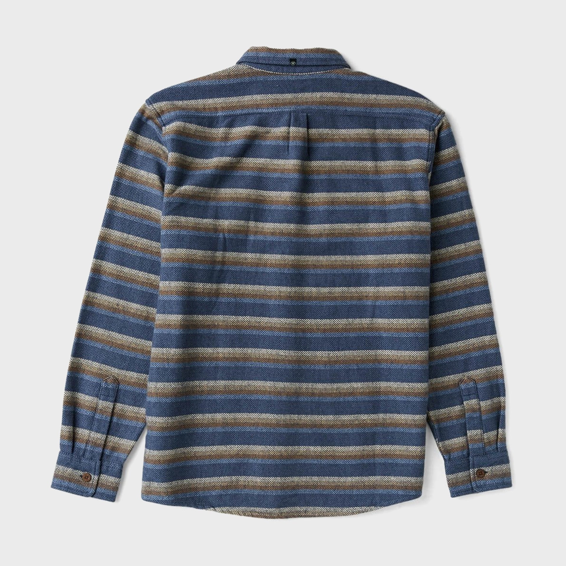 Vissla Mens Descanso Long Sleeve Flannel Shirt - Blue Haze