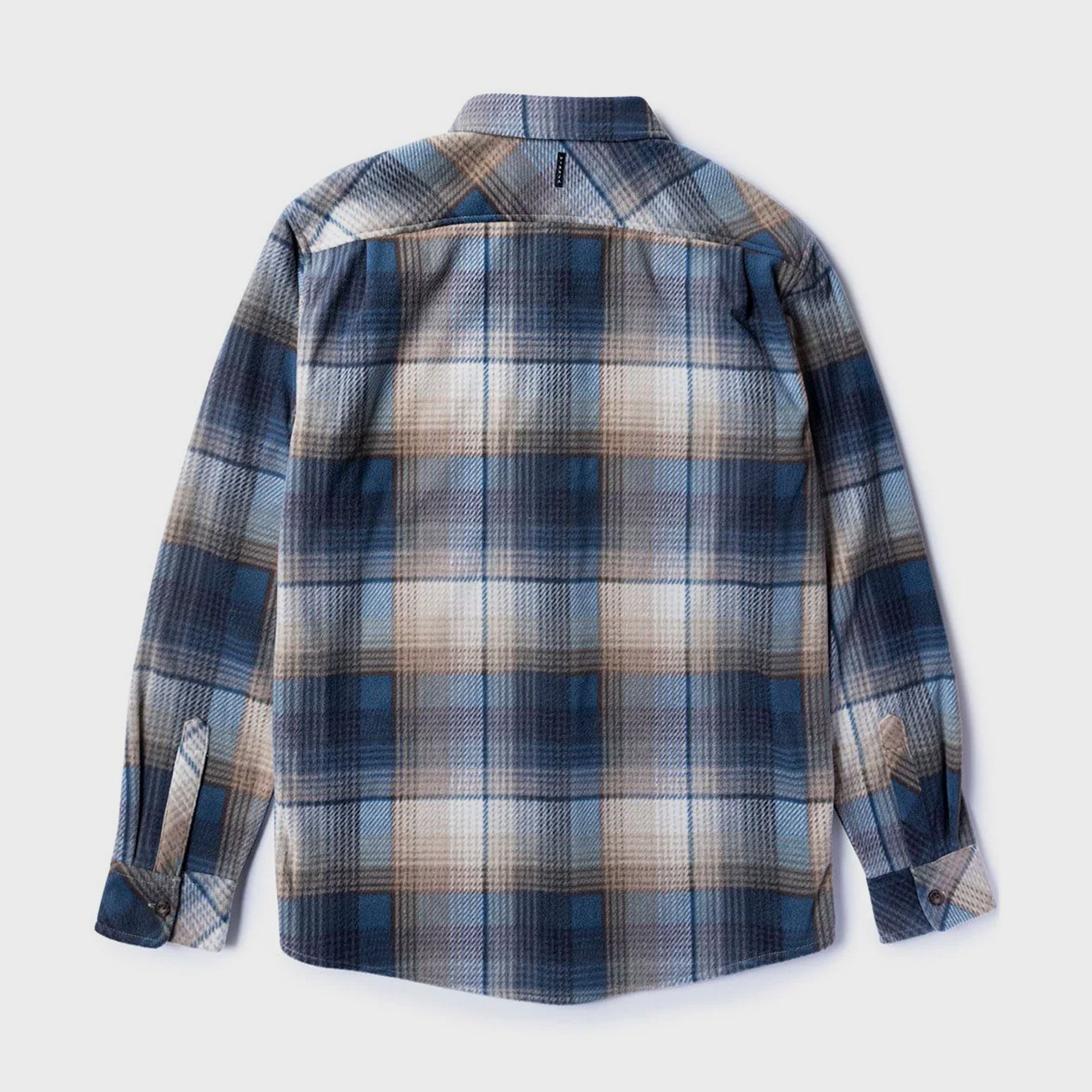 Vissla Mens Eco-zy Long Sleeve Polar Flannel Shirt - Sea Water