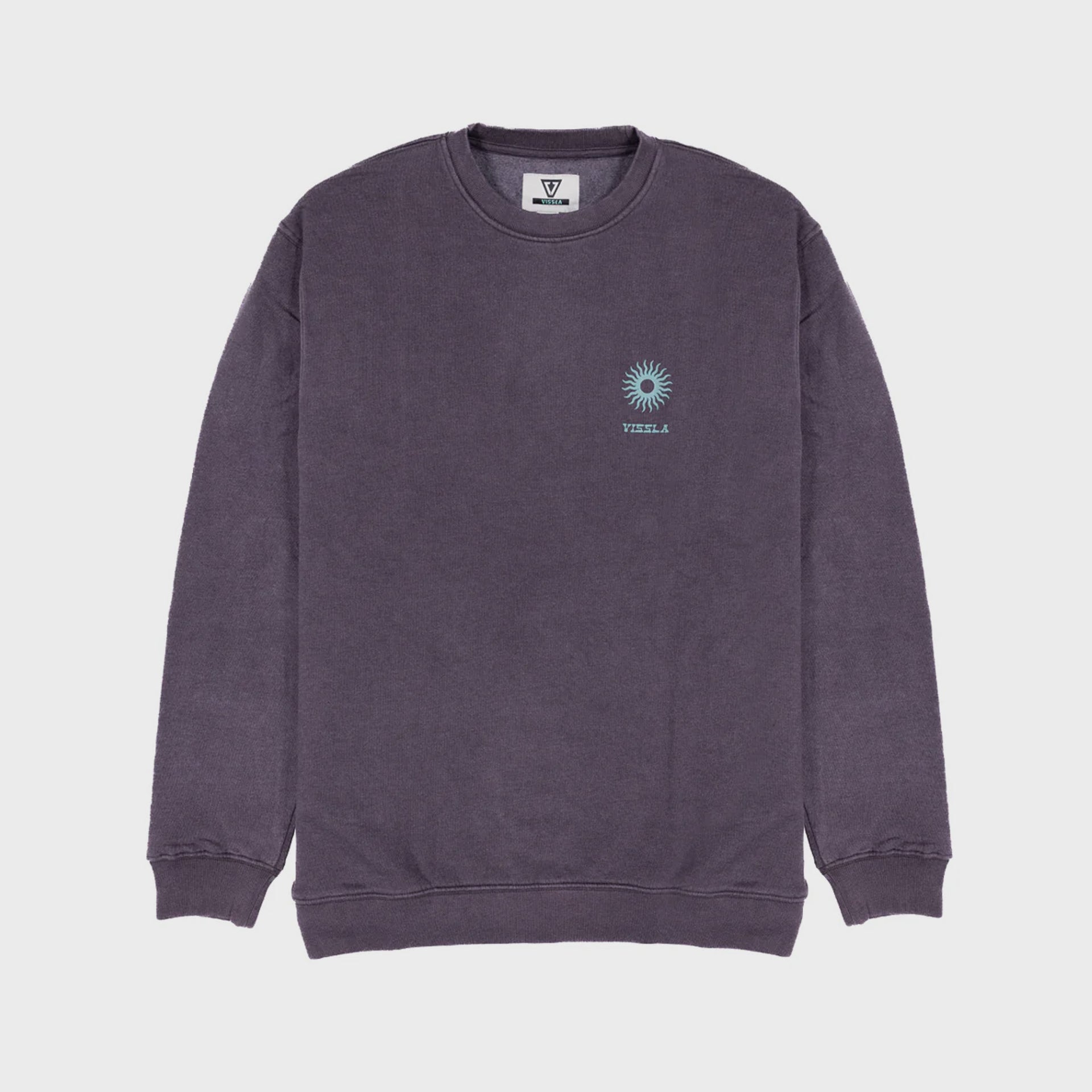 Vissla Mens Hula Hand Crew Fleece Sweatshirt - Oxen - ManGo Surfing