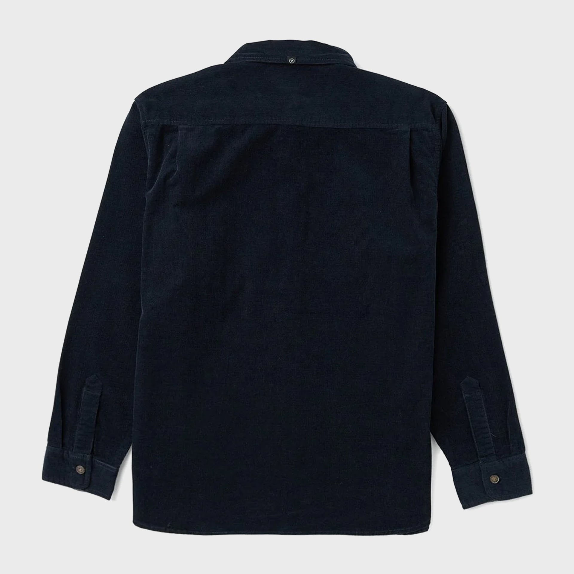 Vissla Mens Rails Cord Long Sleeve Shirt - Dark Naval