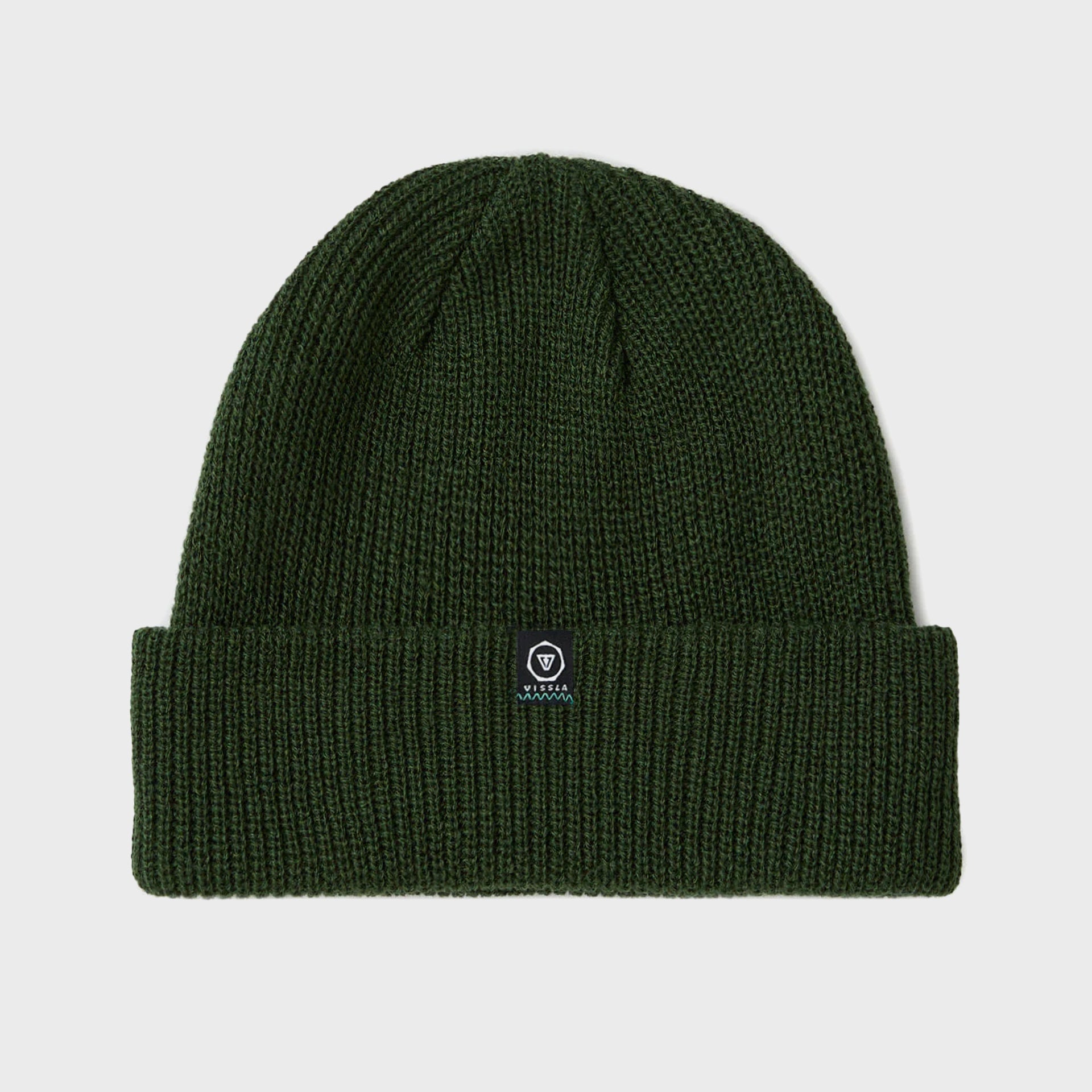 Vissla Trimline Beanie Hat - One Size - Jungle Green