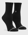 Volcom Womens The New Crew Socks (3 Pack) - Assorted Colours - ManGo Surfing