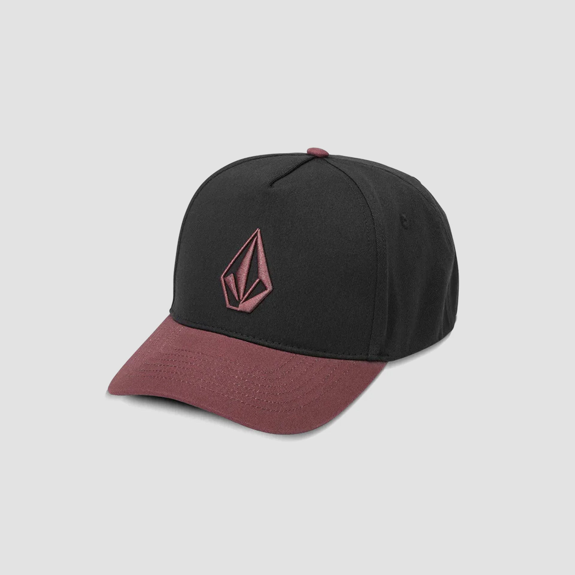 Volcom Mens Embossed Stone Adj Hat - One Size - Merlot - ManGo Surfing