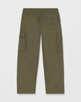 Volcom Mens Billow Tapered Elasticated Waist Cargo Trousers - Sage Leaf