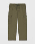 Volcom Mens Billow Tapered Elasticated Waist Cargo Trousers - Sage Leaf