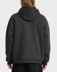 Volcom Mens Single Stone Lined Zip Hoodie - Heather Black