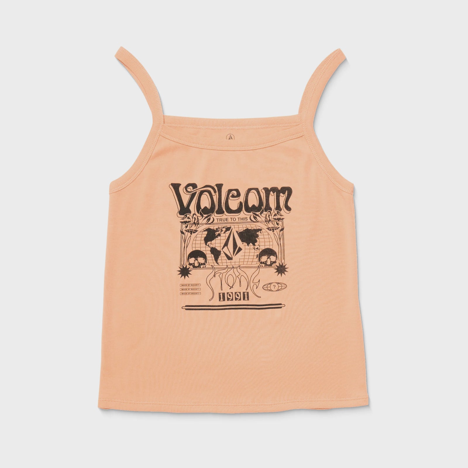 Volcom Womens 1991 Strappy Tank Top - Peach - ManGo Surfing