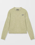 Volcom Womens Bubble Tease Sweater - Green Tea