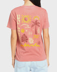 Volcom Womens Lock It Up T-Shirt - Mauve Rose