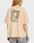 Volcom Womens My Guys T-Shirt - One Size - Peach - ManGo Surfing